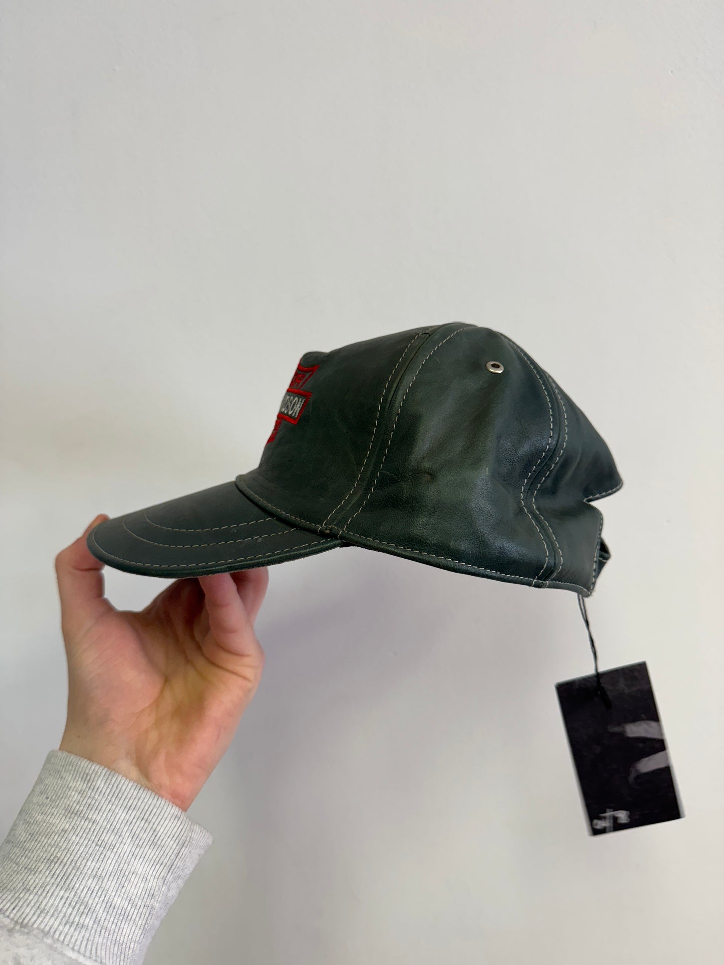Harley Davidson Leather Hat