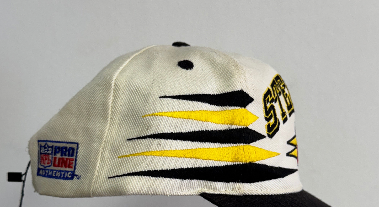 90’s Logo Athletic Diamond Pittsburgh Steelers SnapBack