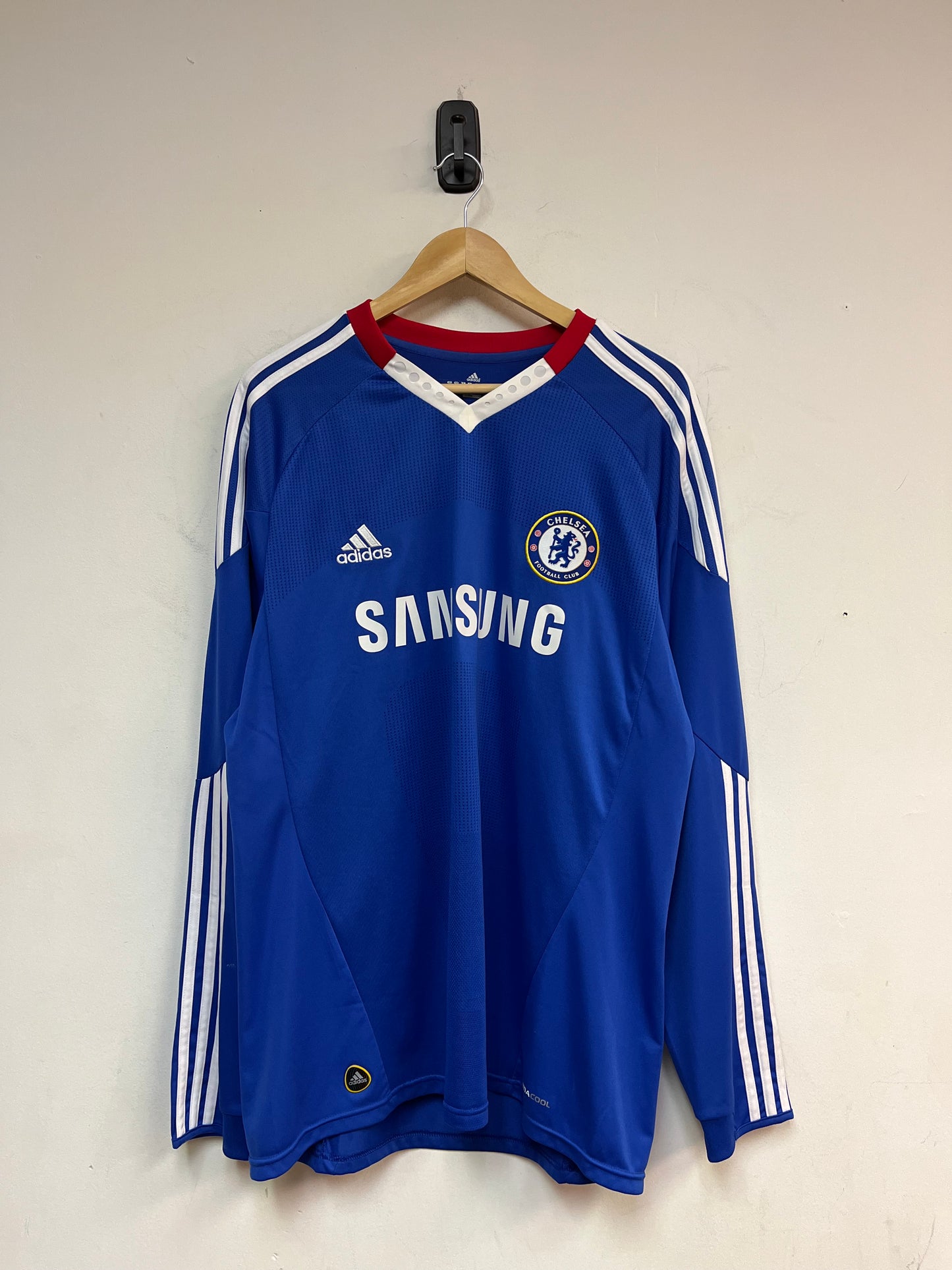 (L) 2010/11 Adidas Chelsea FC Long Sleeve Jersey