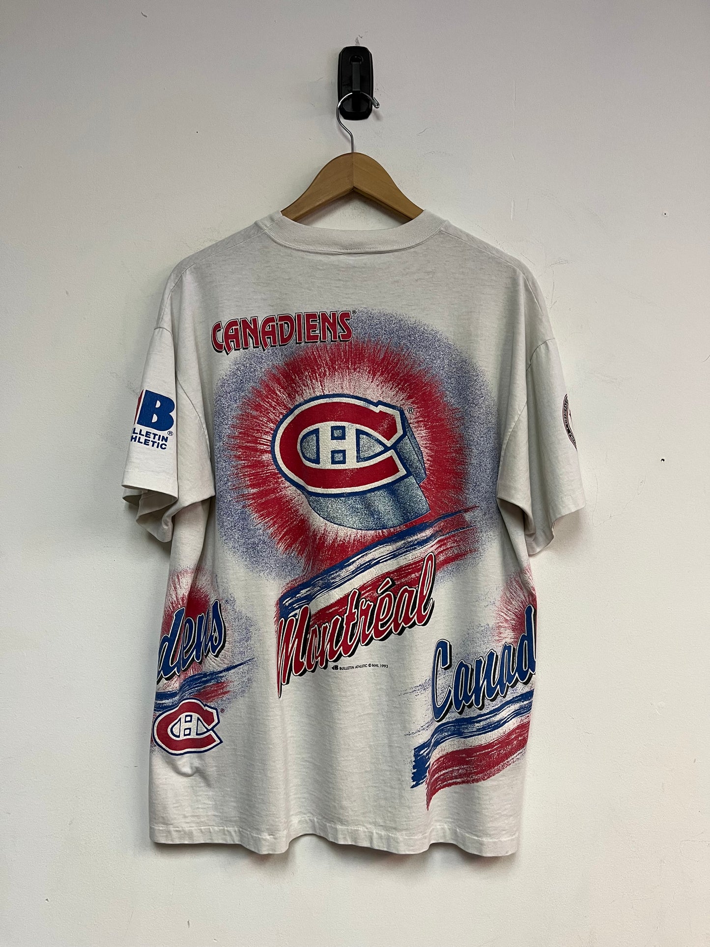 (XL) 1993 Montreal Canadiens AOP Tee