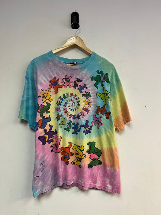 (L) 1995 Grateful Dead Bear Spiral Tee