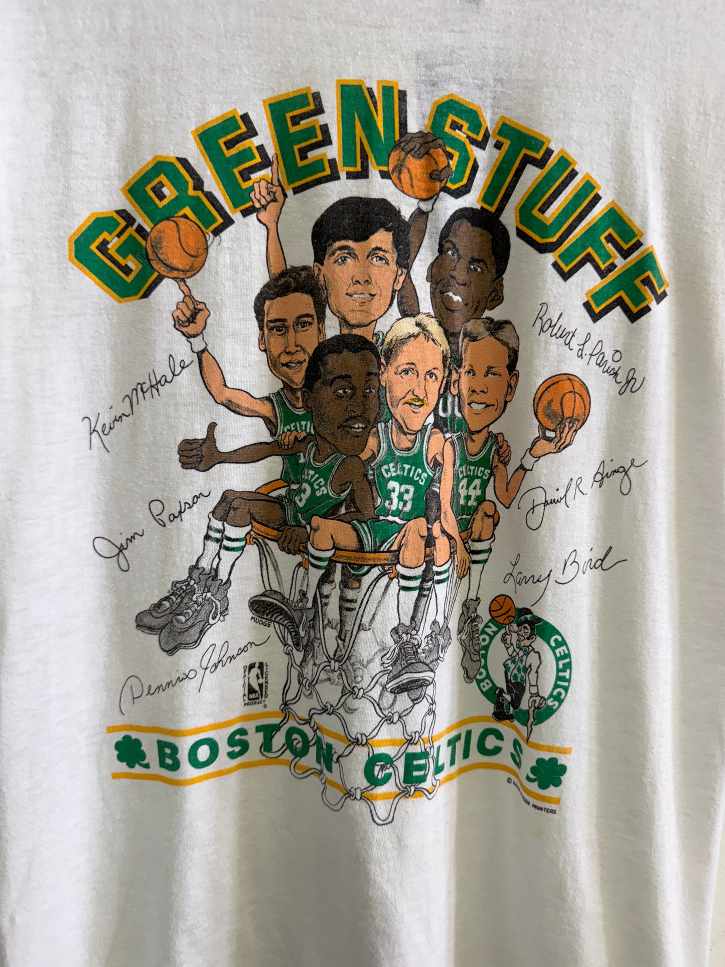 (S) 80’s Celtics Caricature Tee