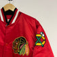 (M) 80’s Starter Chicago Black Hawks Satin Jacket