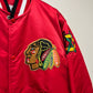 (M) 80’s Starter Chicago Blackhawks Satin Bomber