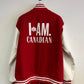 (L) Molson Canadian Leather Varsity Jacket