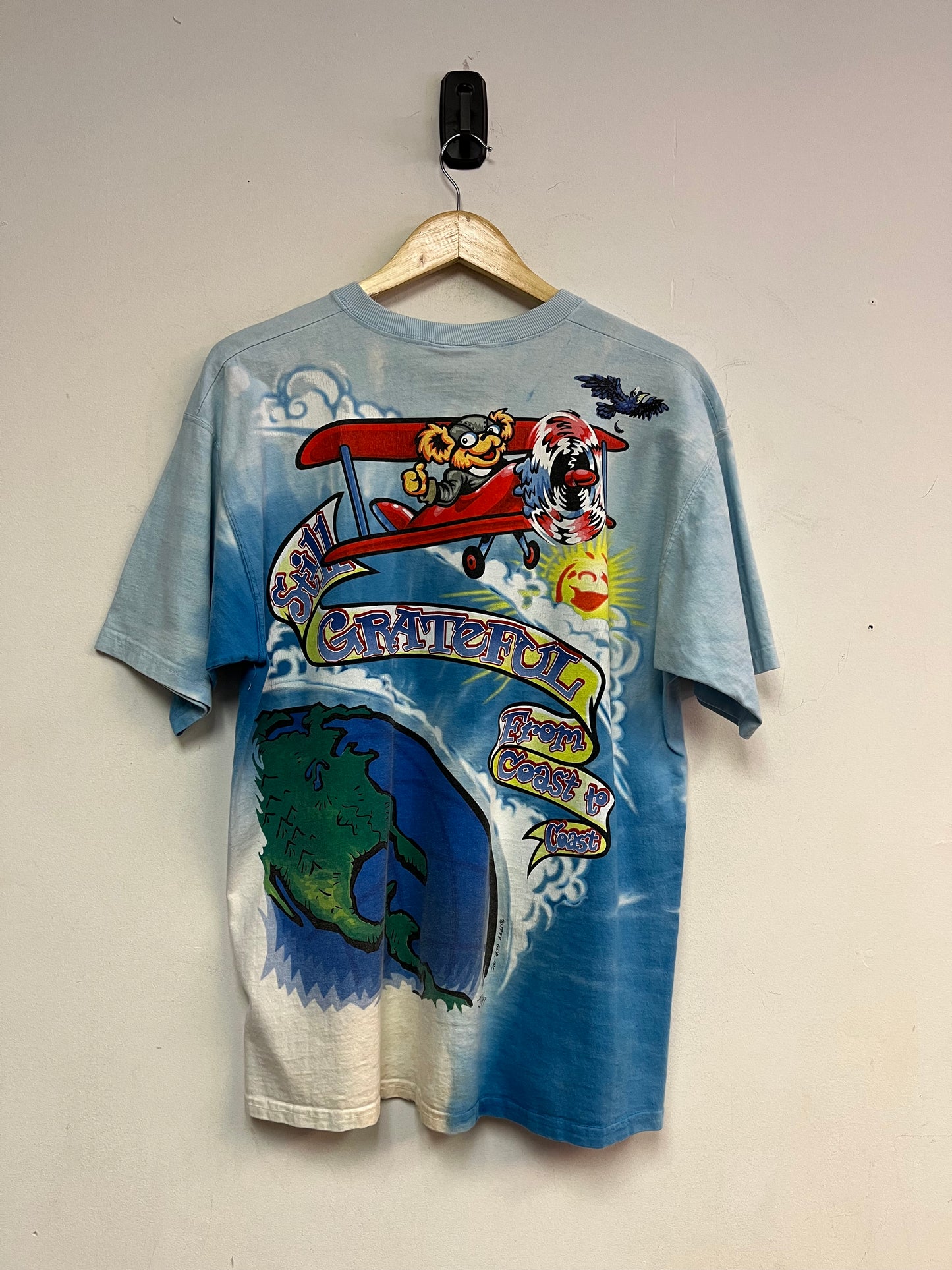 (L) 1998 Grateful Dead Statue of Liberty AOP Tee