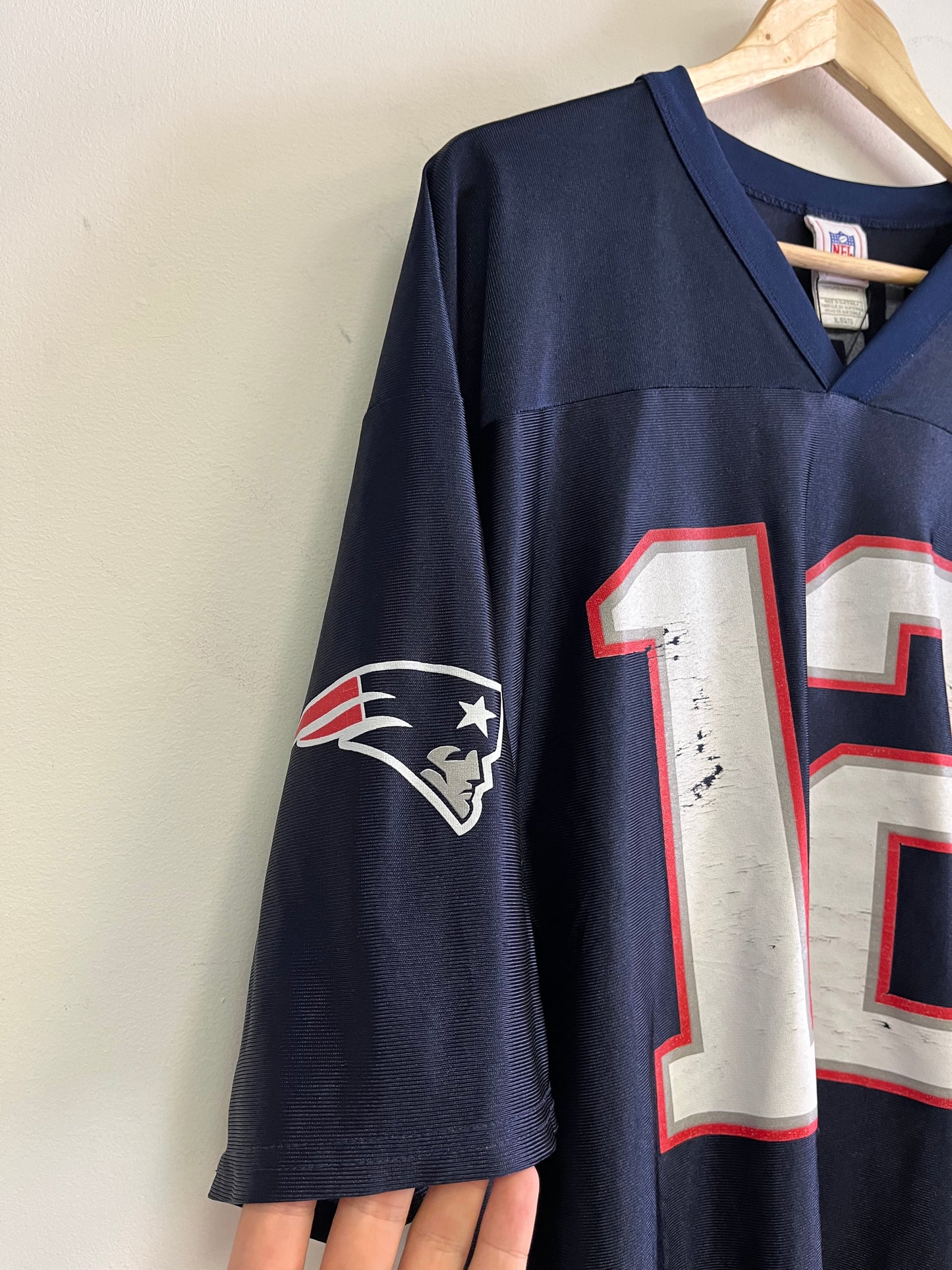 (L) 00’s New England Patriots Jersey