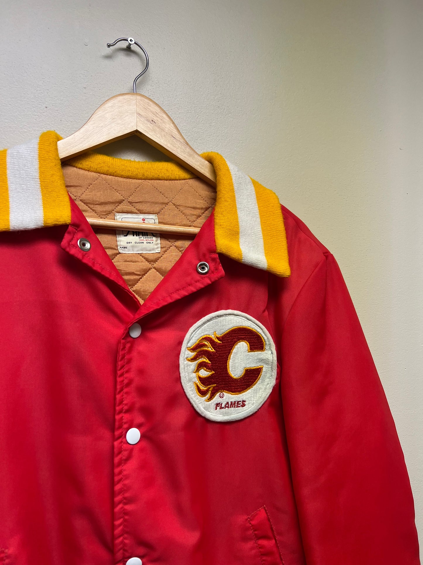(M) 80’s Shain Calgary Flames Jacket