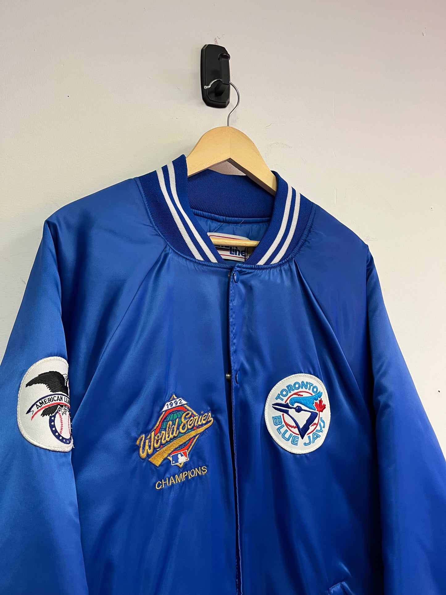 (XL) 1992 Chalk Line Toronto Blue Jays Satin Bullpen Jacket