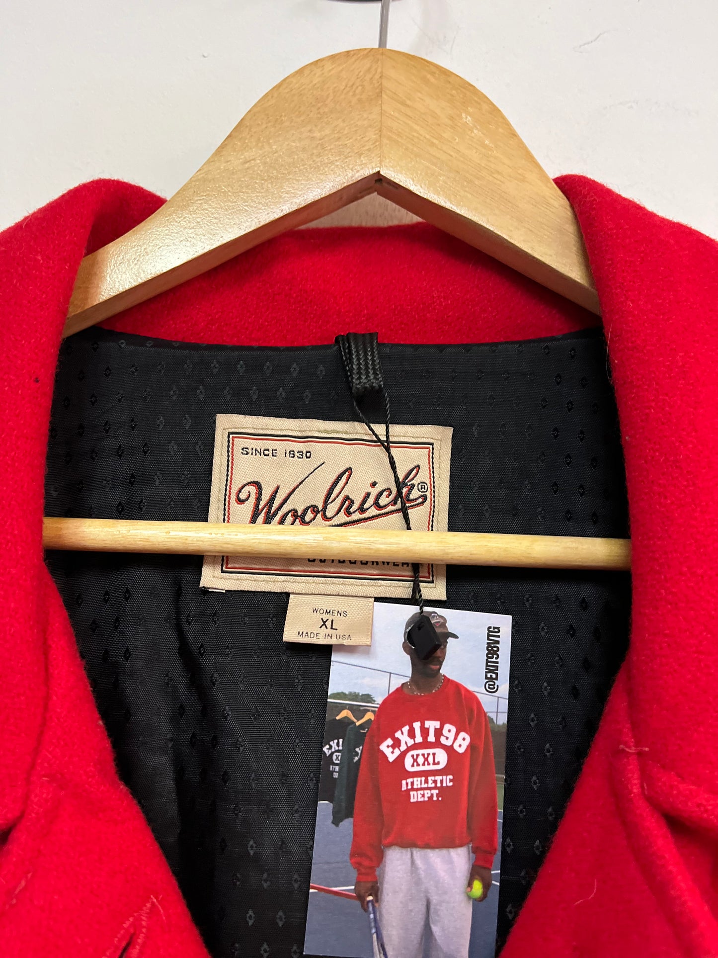 (XL) Y2K Woolrich Wool Coat