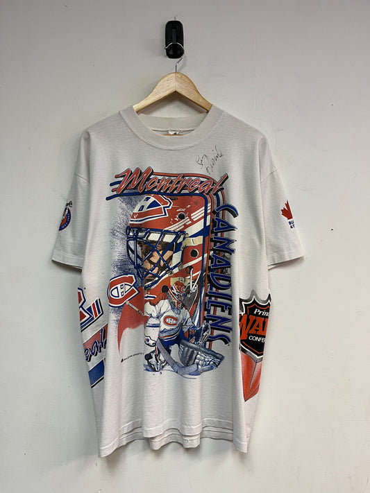 (XL) 1992 Montreal Canadiens AOP Tee