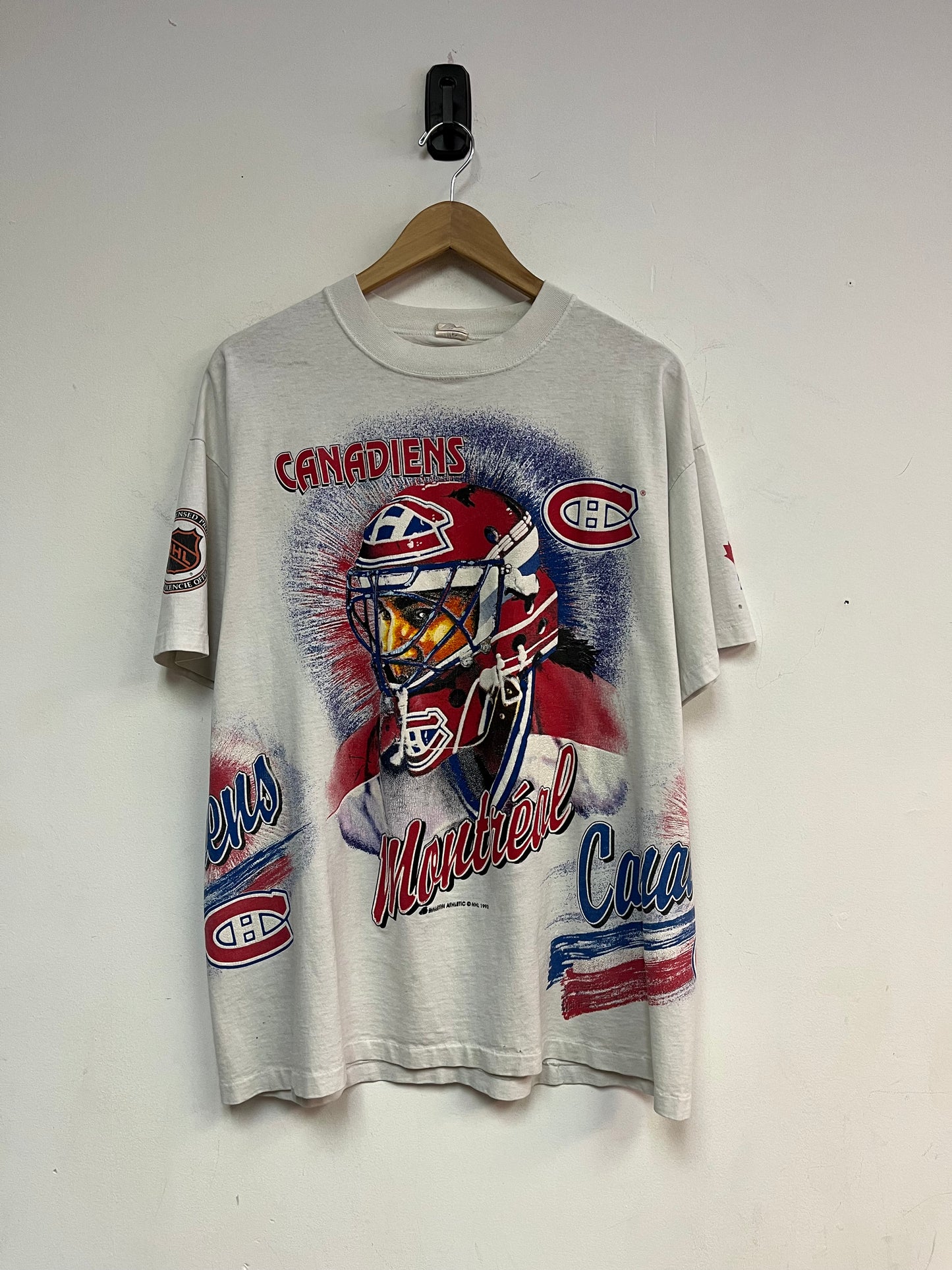 (XL) 1993 Montreal Canadiens AOP Tee