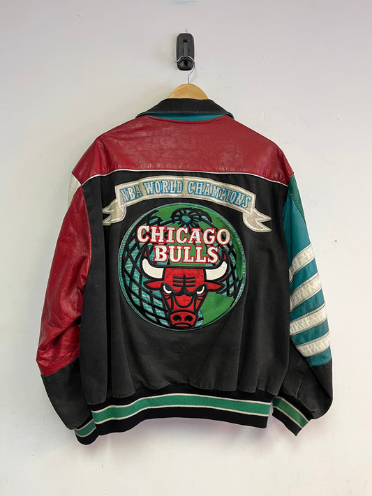 (XL) 90’s Jeff Hamilton Chicago Bulls Championship Jacket