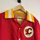 (M) 80’s Shain Calgary Flames Satin Jacket