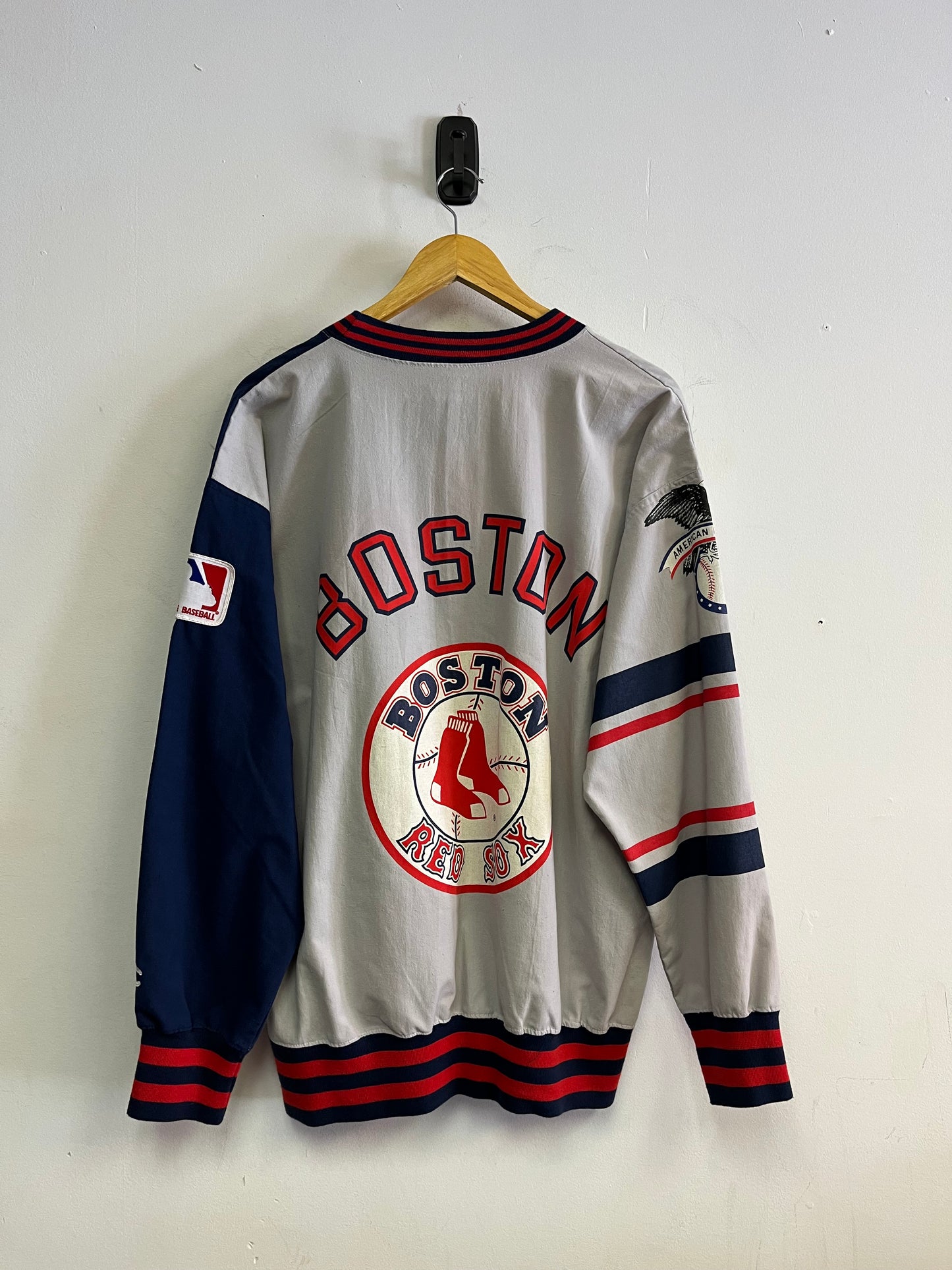 (L) 90’s Champion Boston Red Sox Pull Over
