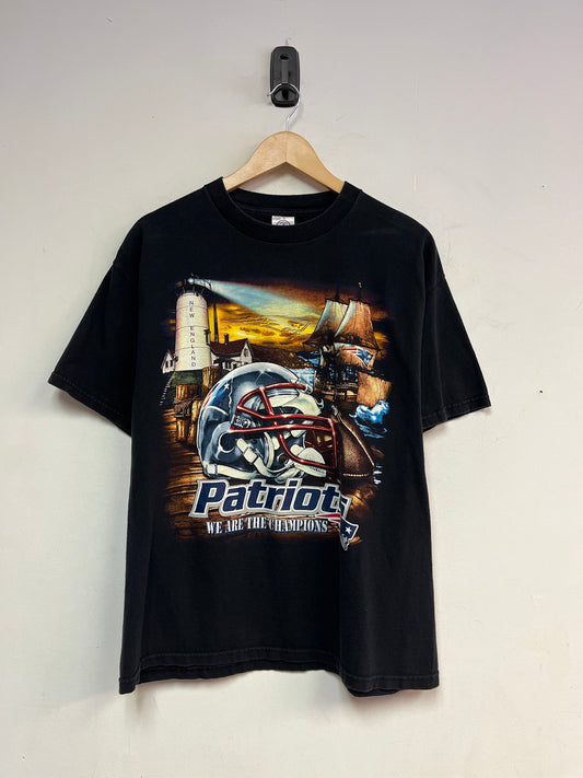 (L) 2001 New England Patriots Tee