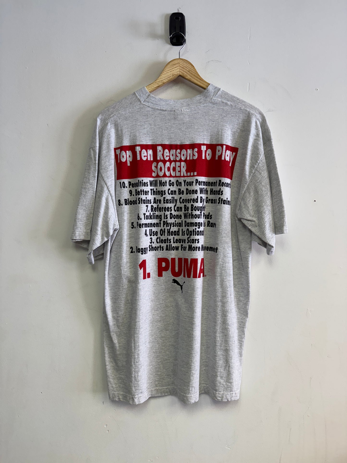 (L) 90’s Puma Soccer Tee