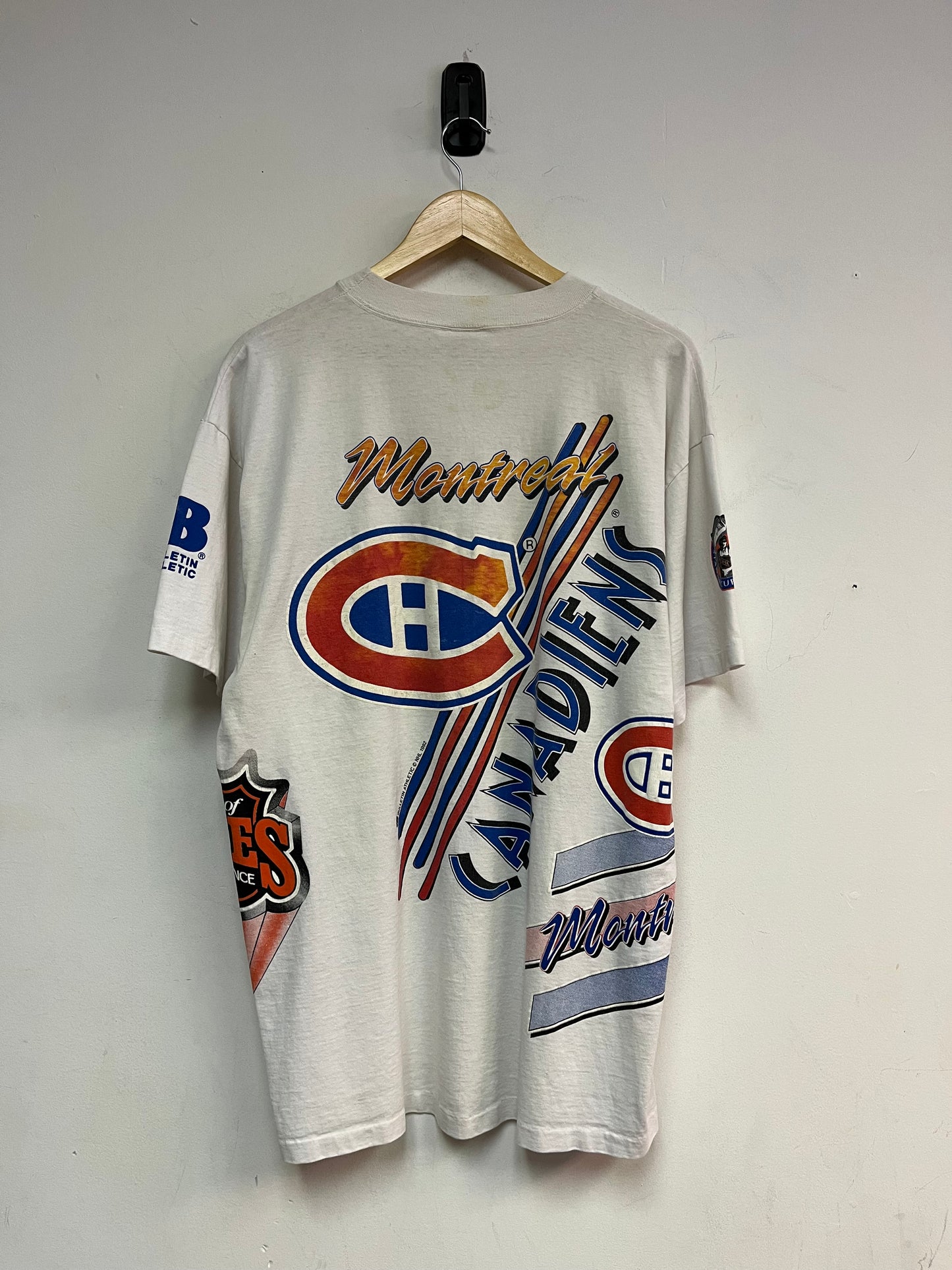 (XL) 1992 Montreal Canadiens AOP Tee