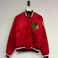 (M) 80’s Starter Chicago Black Hawks Satin Jacket