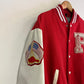 (M/L) 90’s Roots Leather Varsity Jacket