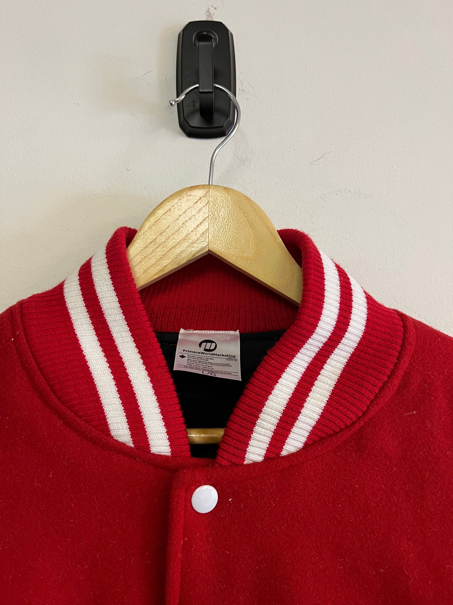 (L) Molson Canadian Leather Varsity Jacket