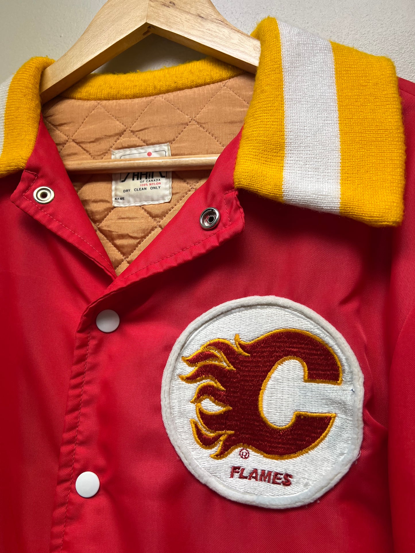 (M) 80’s Shain Calgary Flames Jacket