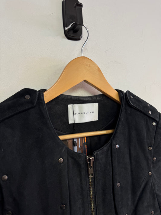 (S) Selected Femme Leather Jacket