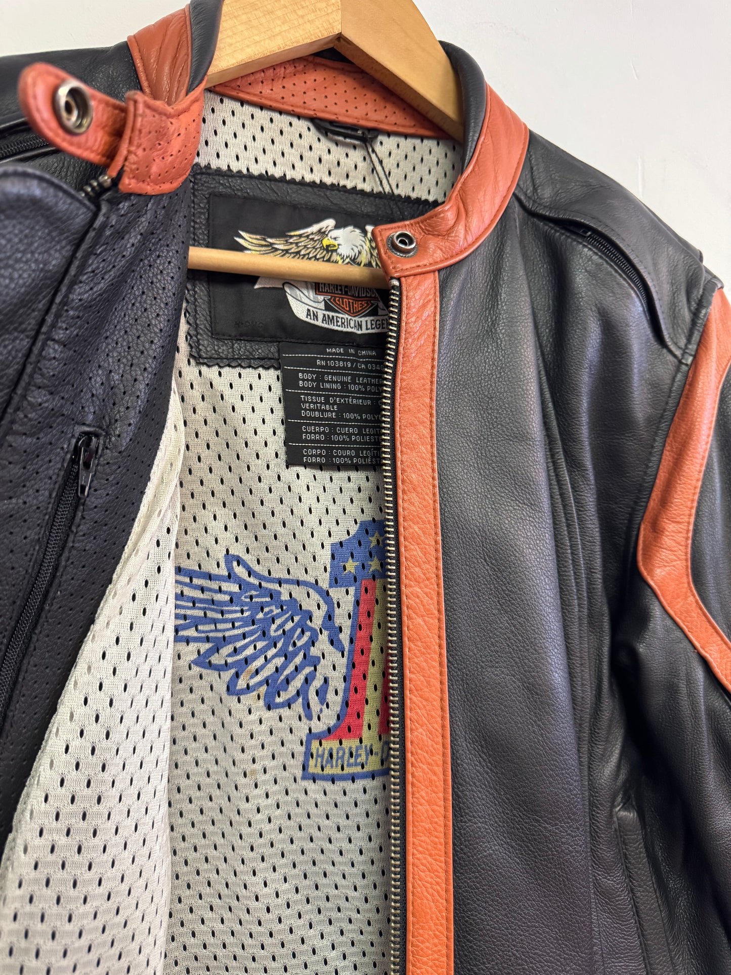 (M) Harley Leather Jacket